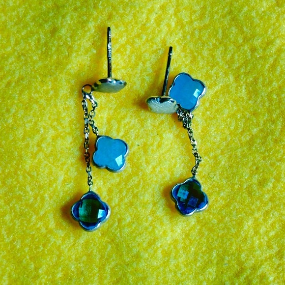 Ross-Simons Italian 1.90 ct. t.w.
London Blue Topaz and 1.40 ct. t.w. Aquamarine - Picture 3 of 4